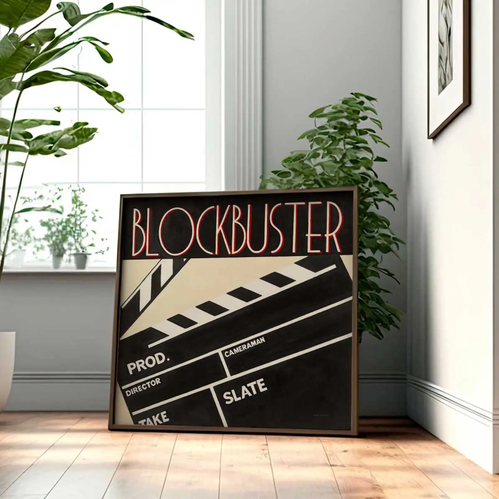 affiche-cinema-vintage-tableau-moderne-blockbuster