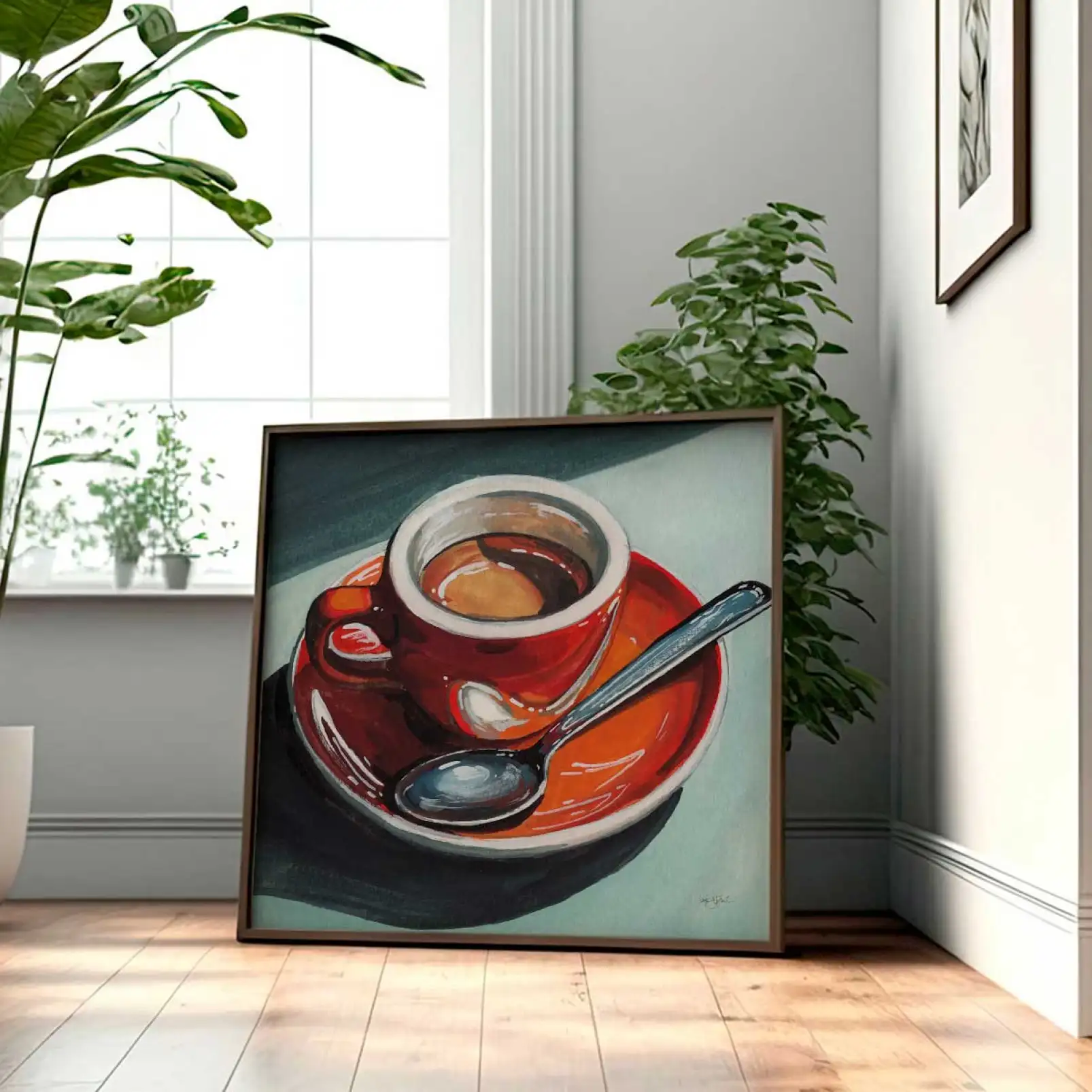affiche-cuisine-vintage-tableau-tasse-a-cafe