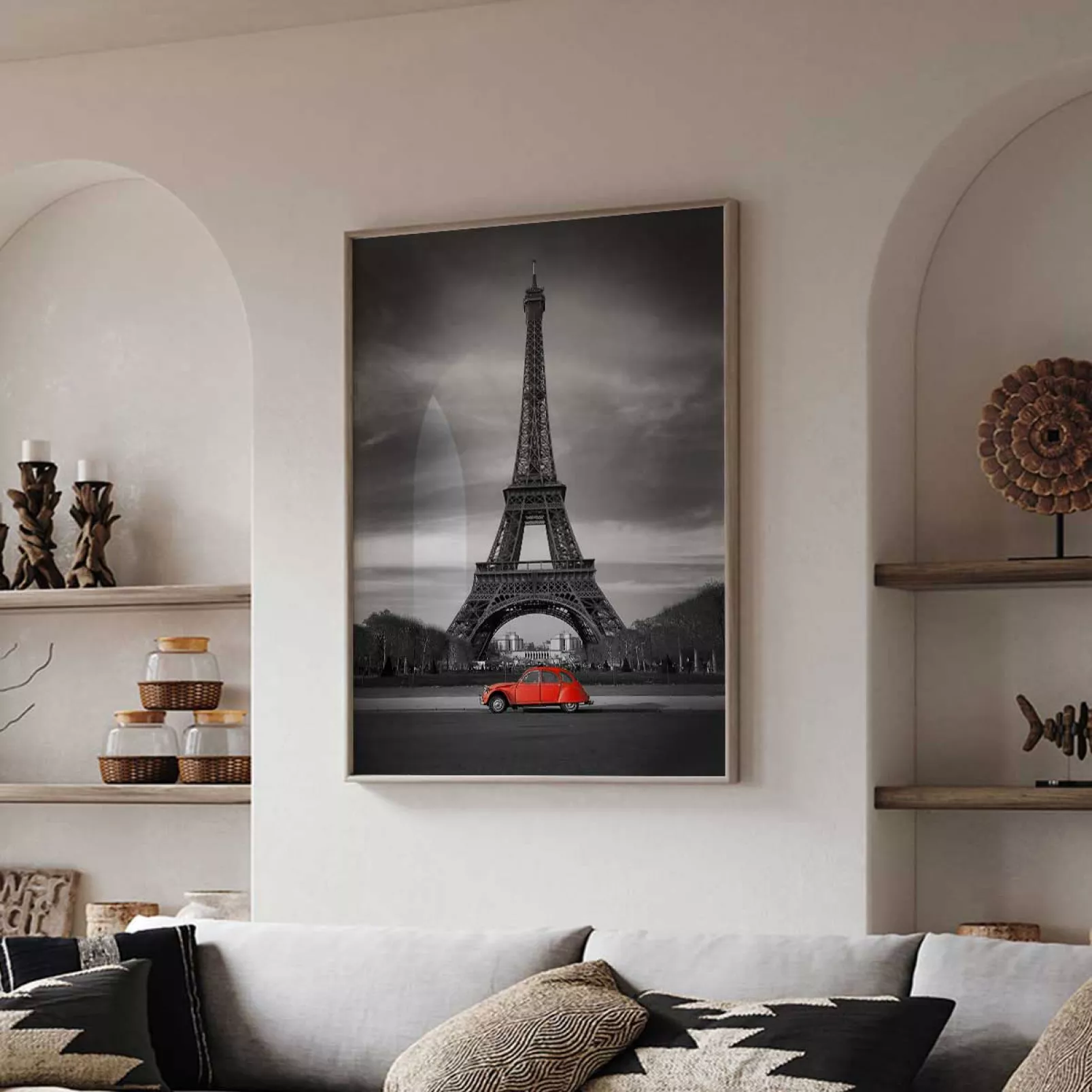 affiche-paris-tour-eiffel-et-2cv