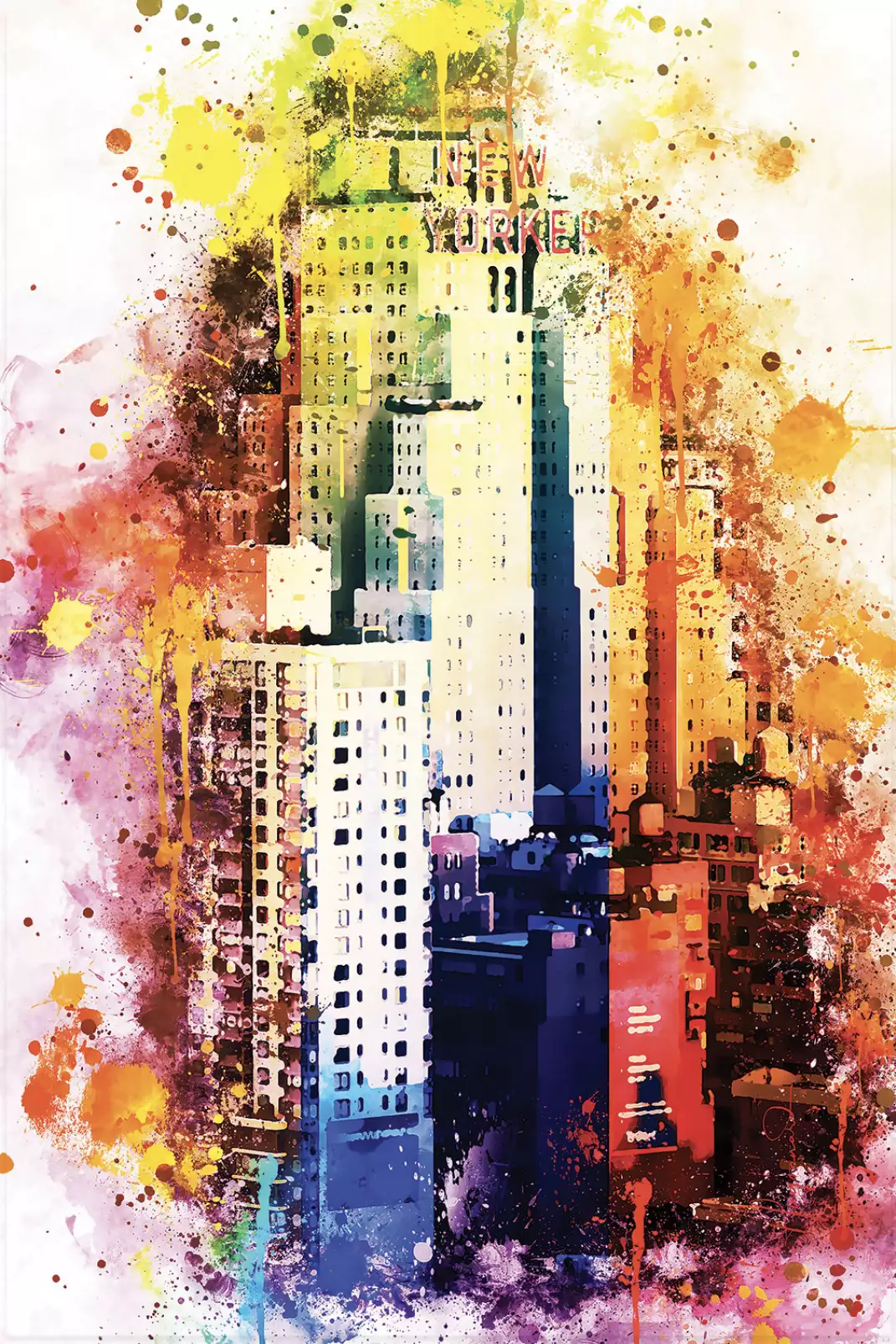 poster-de-new-york-the-new-yorker-flash-vision
