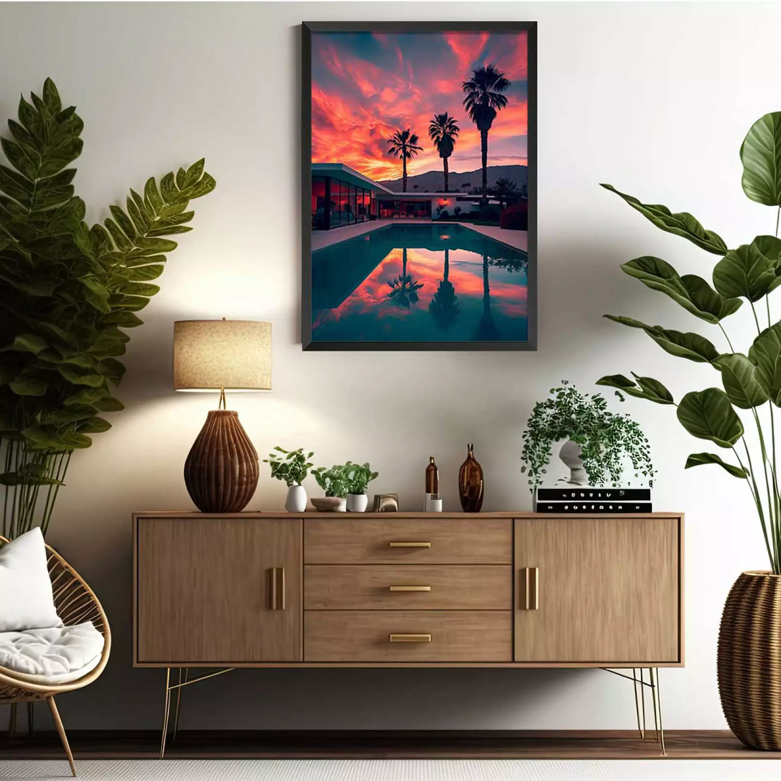 poster-monde-tombee-de-la-nuit-en-californie