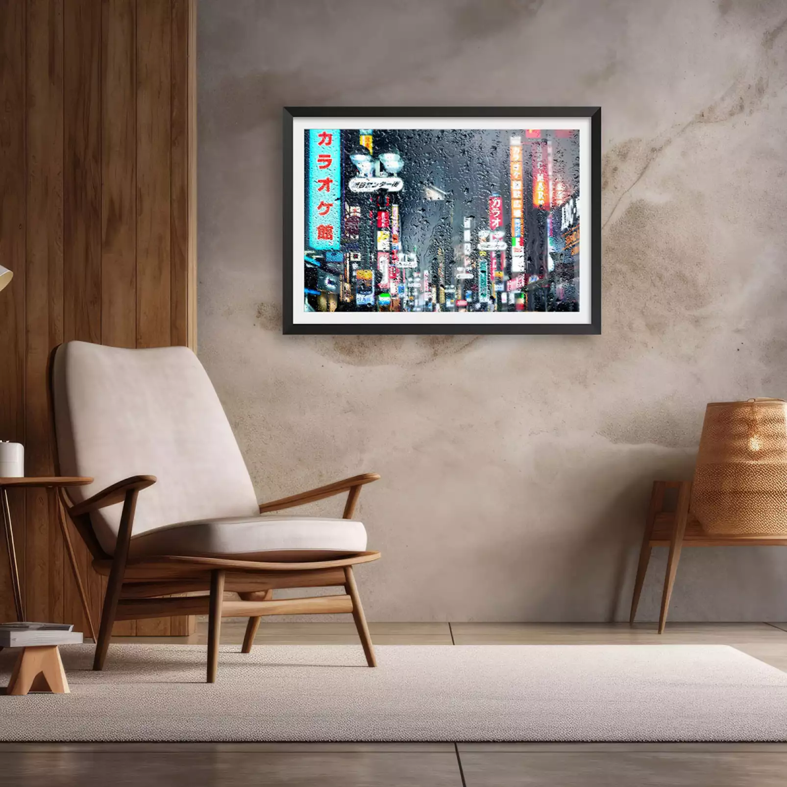 tableau-villes-du-monde-tokyo-sous-la-pluie